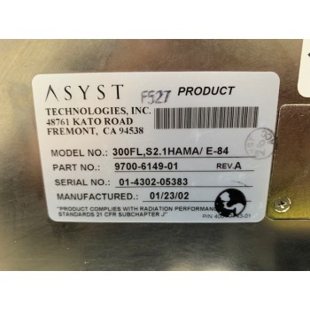 ASYST 9700-6149-01 300FL,S2.1 HAMA E-84 Load Port
